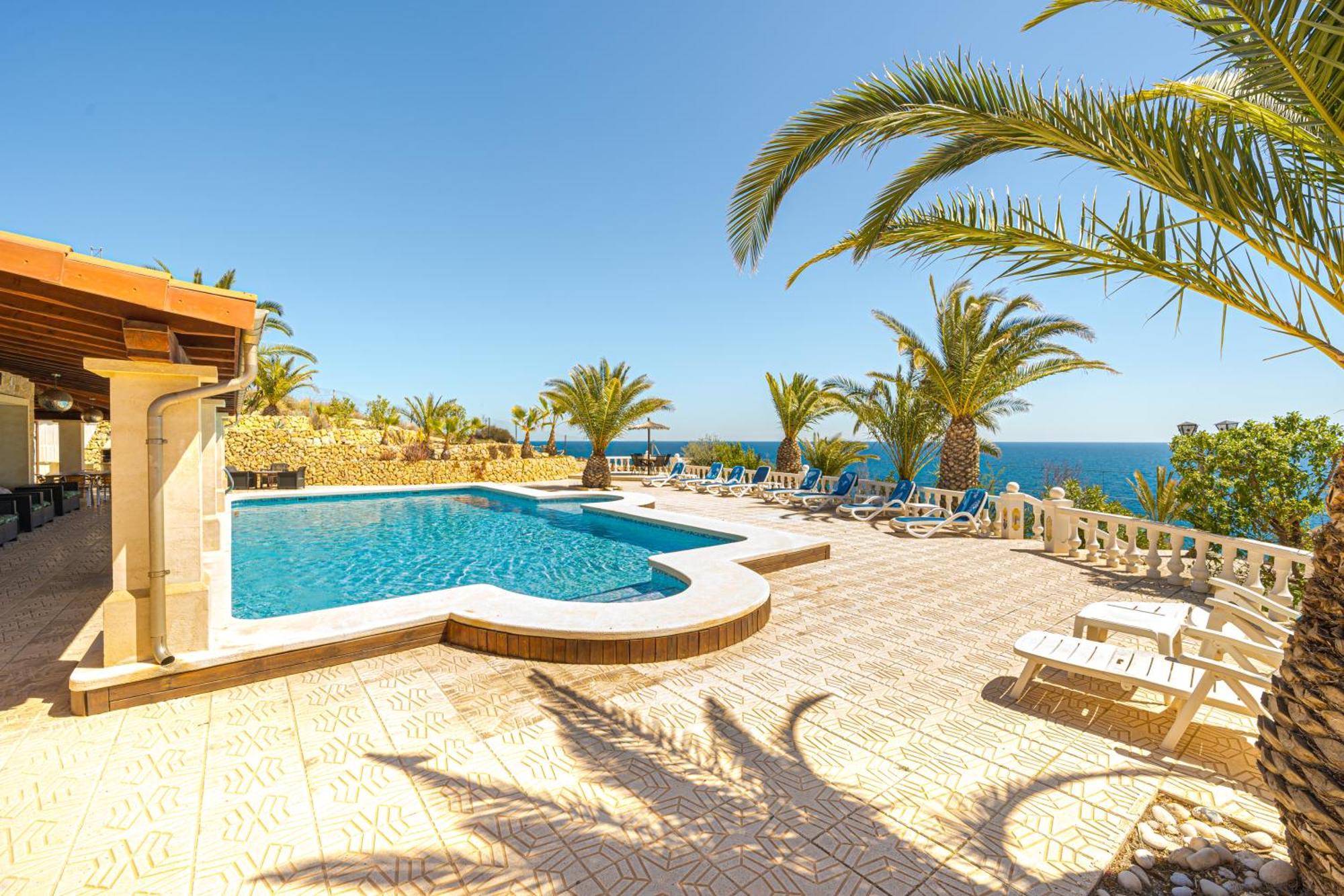 Stunning Villa Carichel Blanc Villajoyosa Zewnętrze zdjęcie